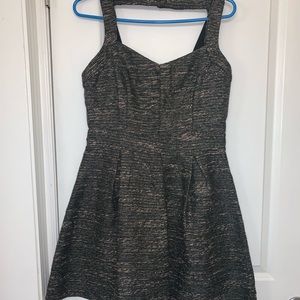 Sparkly gold and black dress